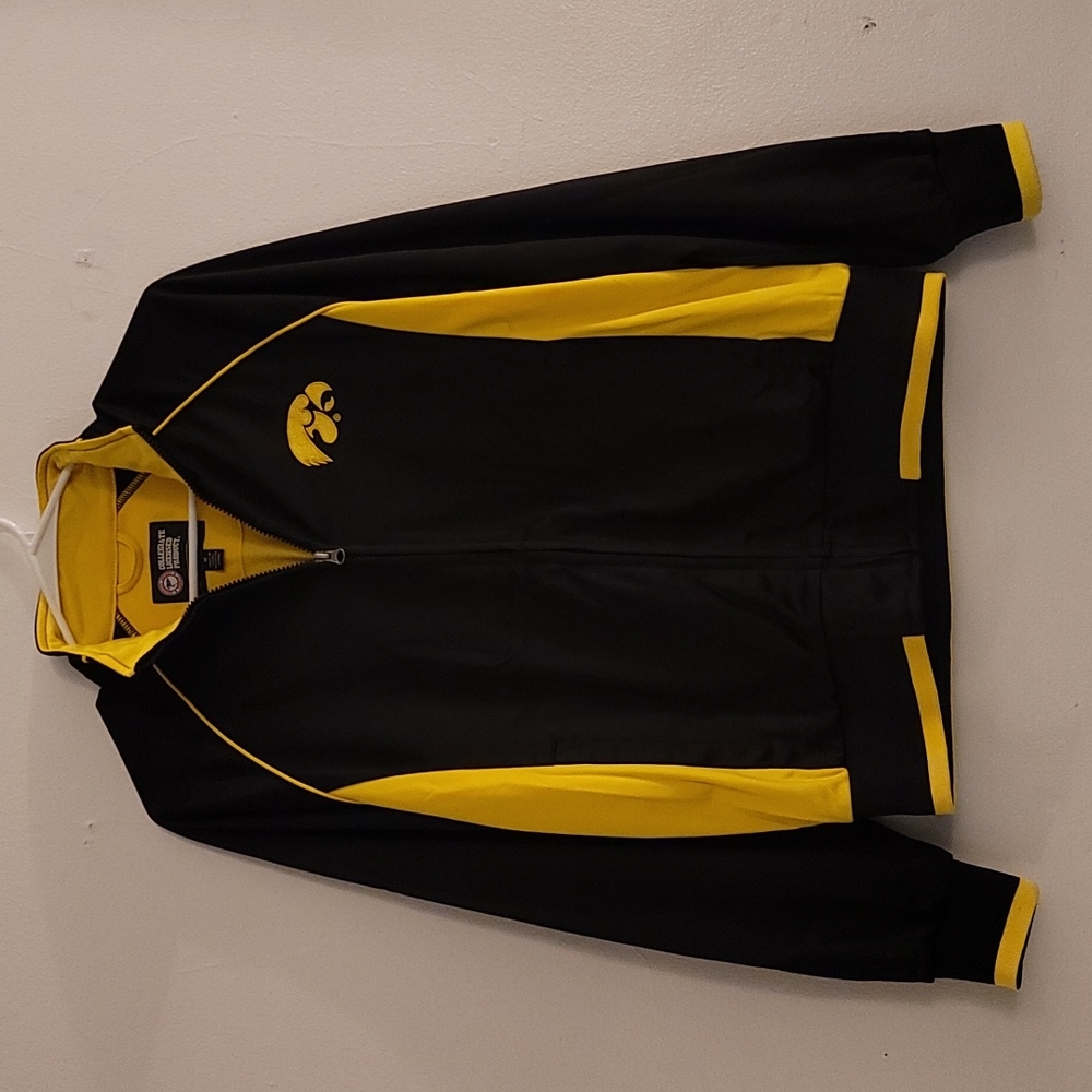 Women's Retro Iowa Hawkeyes Zip-up Jacket (Medium)